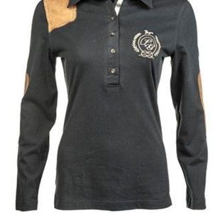 HKM Long Sleeve Riding Top - Navy
